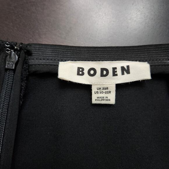 Boden Ponte Black Skirt Size 20-22 Regular - Picture 2 of 4